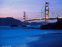 Baker Beach sunset, Golden Gate Bridge