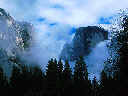 Misty Half Dome, Yosemite